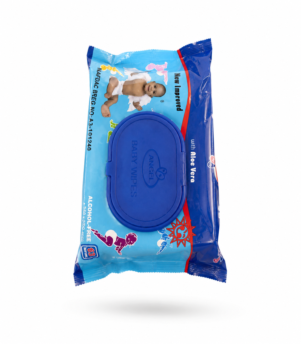 b48f5484-3bb1-4aaa-b370-2a2e2179f48a Angel baby wipes with Aloe vera - Image 1