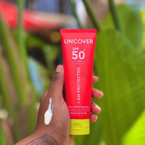 Uncover Aloe Invisible Sunscreen "i am protected" SPF 50+