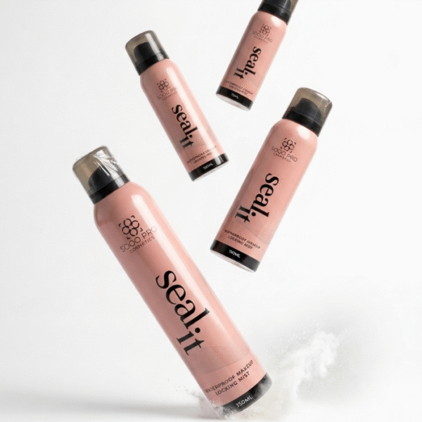 Sooo Pro cosmetics seal it waterproof makeup looking mist