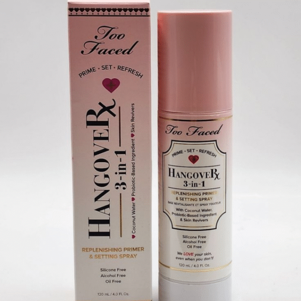 Two faced prime set refresh hangover 3in1 setting spray 120ml