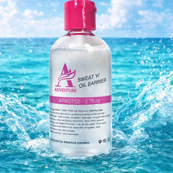 Adventure sweat and oil barrier antiperspirant