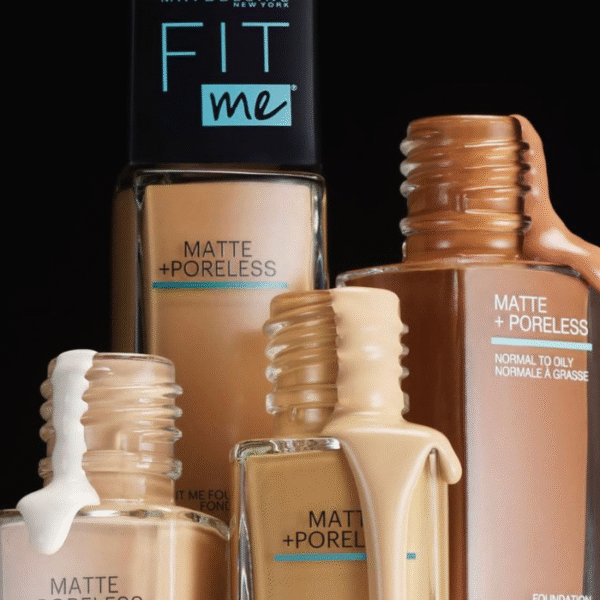 Maybelline fit me matte + poreless foundation bottle
