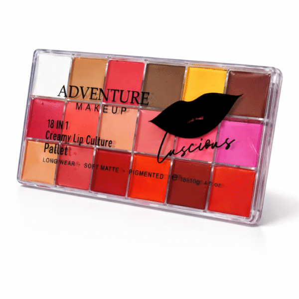 Adventure makeup 18-in-1 creamy lip culture palette