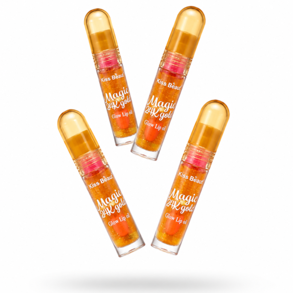 Kiss beauty magic 24k gold glow lip oil