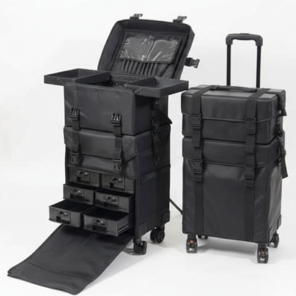 M24 2 in 1 leather box - black