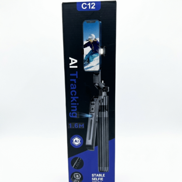 C12 AI Tracking Selfie Stick Tripod
