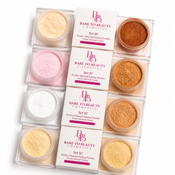 Bare to beauty cosmetics sett it mineral setting powder