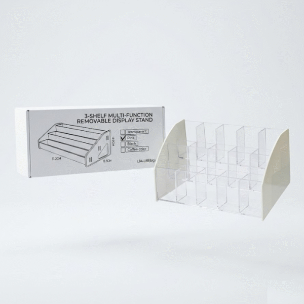 3 shelf multi-function removable display stand - big