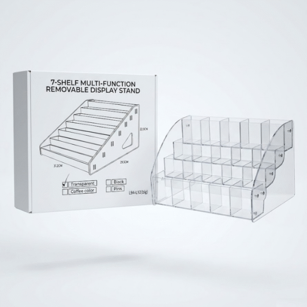 7 shelf multi function removable display stand - big