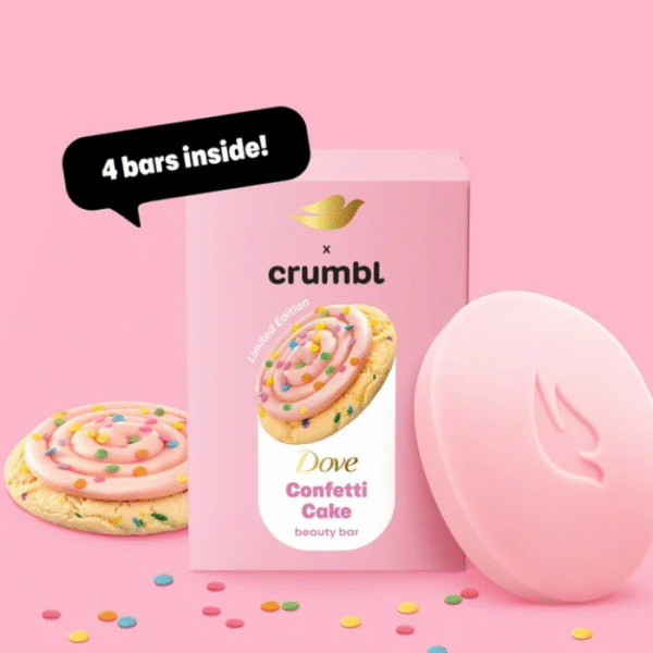 Dove x Crumbl Confetti Cake  Beauty Bar 4 in 1