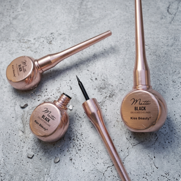 Kiss beauty matte black eyeliner
