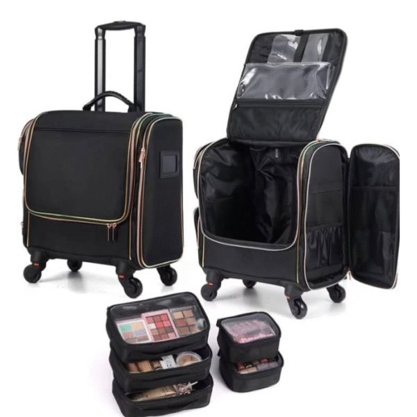 y29 box with 5 pouches & 4 wheels