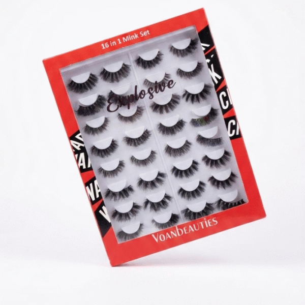 Voan beauties 16 in 1 mink set - explosive
