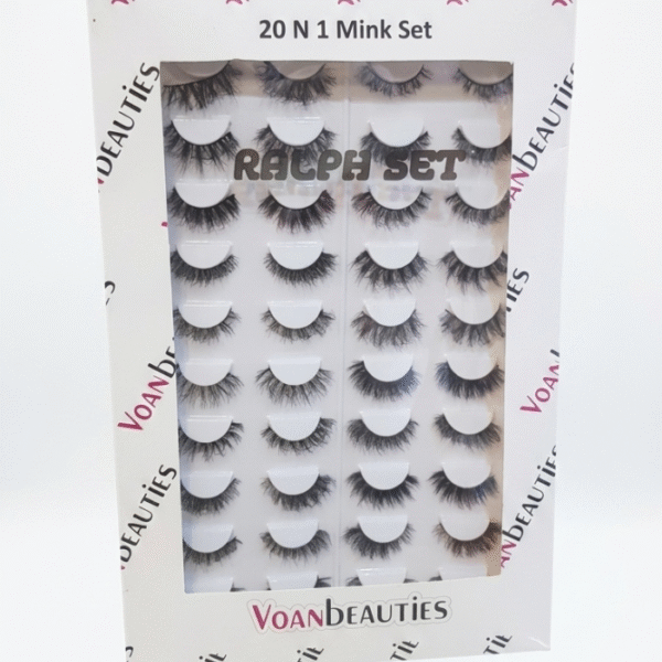 Voan beauties 20 in 1 mink set - ralph set