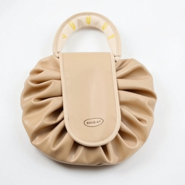 Drawstring bag - nude