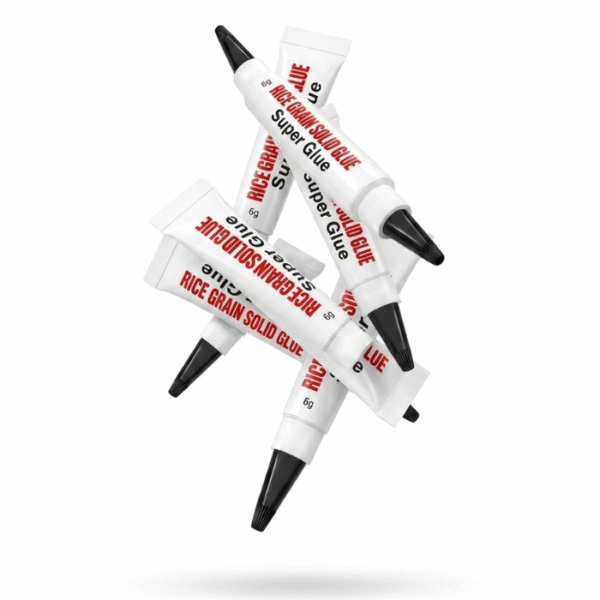 Rice grain solid glue