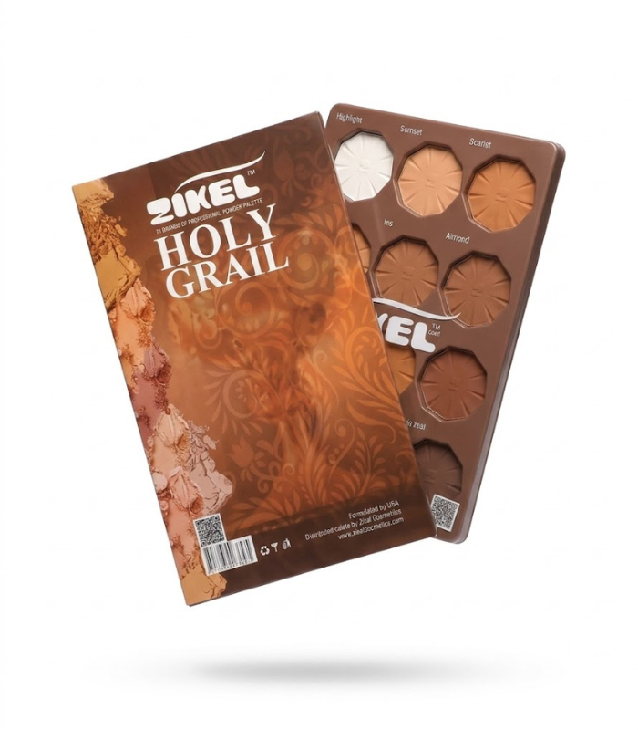 11 Zikel holy grail 12 shades powder palette - Image 1