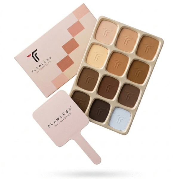 Flawless ivy cosmetics hd powder pallette