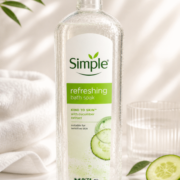 Simple Refreshing Bath Soak – Cucumber Extract 1Ltr