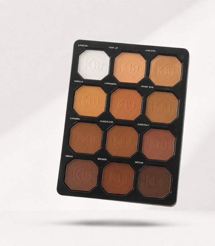 2 kb kreative beauty face matte high definition powder palette - Image 1