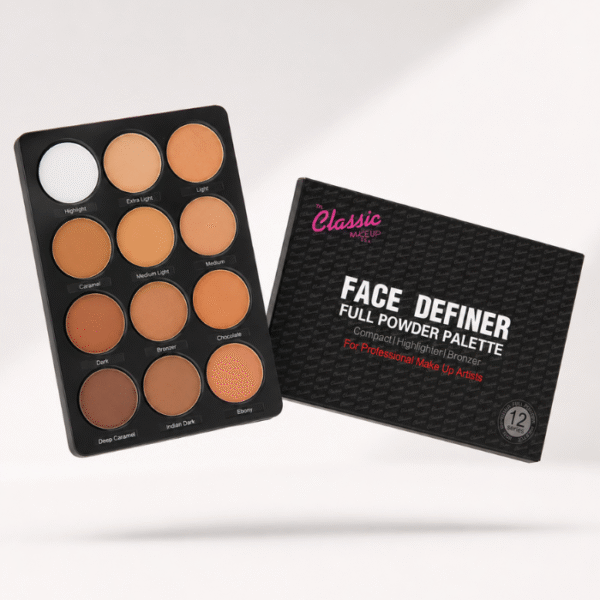 Classic makeup face definer full powder palette