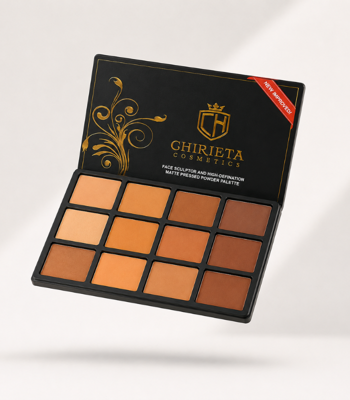 4 Chirieta makeup sculptor and high definition matte pressed powder palette - Image 1