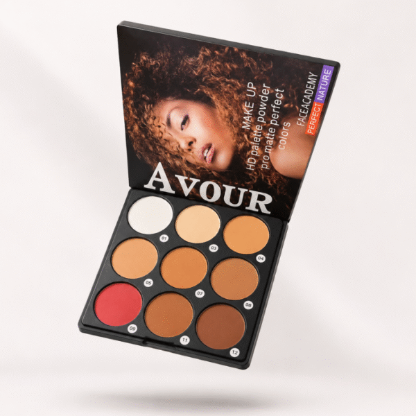 Avour makeup hd powder palette pro matte perfect