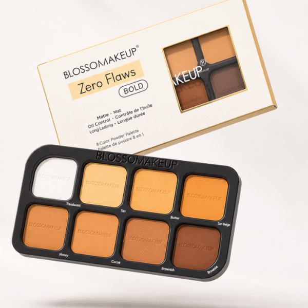 Blossommakeup zero flaws bold 8in1 powder palette