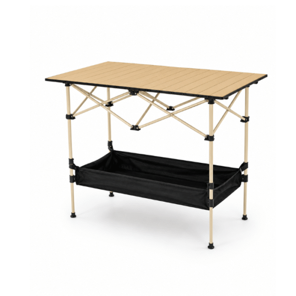 Telescopic table - gold