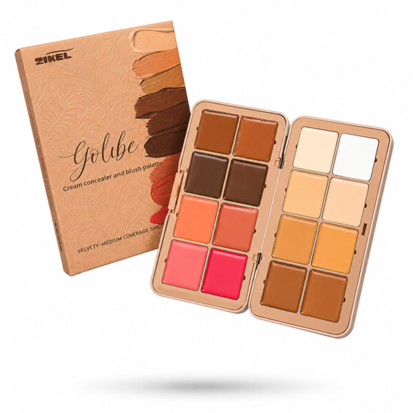 Zikel x Golibe Cream Concealer and Blush Palette