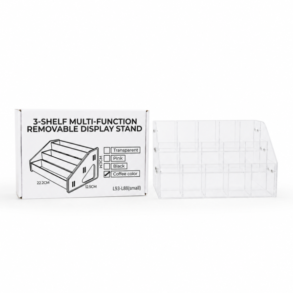 3 shelf multi-functionremovable display stand