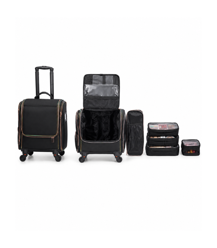 SFDD HJNAFragraph text Y29 box with 5 pouches & 4 wheels - Image 1