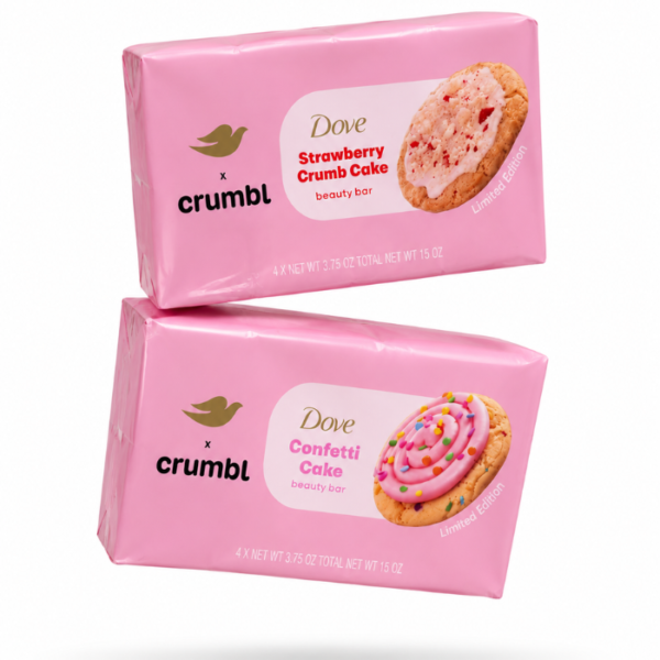 Dove x Crumbl Beauty Bar 4 in 1 body soap
