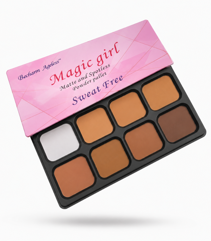12 Becharm Ageless Magic Girl Matte & Spotless Powder Palette - Image 1