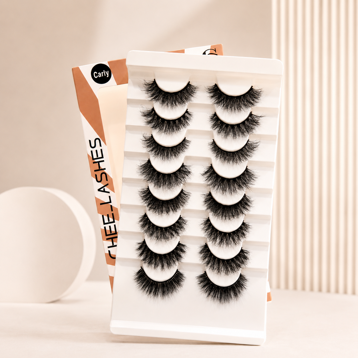 1AD2BA35-88DE-459D-B33D-8237E88DCDDA Chee-Lashes 8 pairs lash set in Carly - Image 1