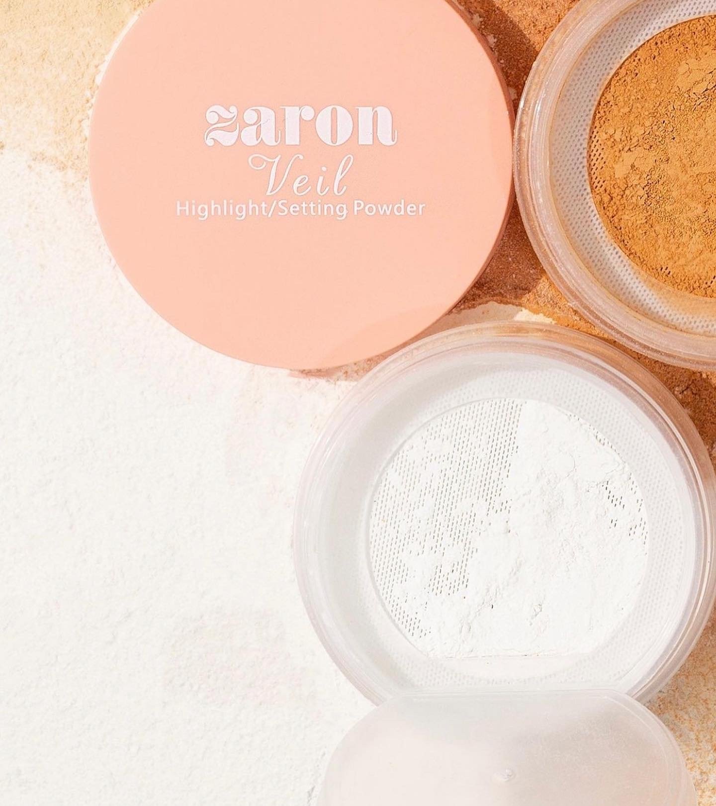 26D80C76-AA05-4923-8115-A2B3435EC4DA Zaron veil highlight & setting powder - Image 1