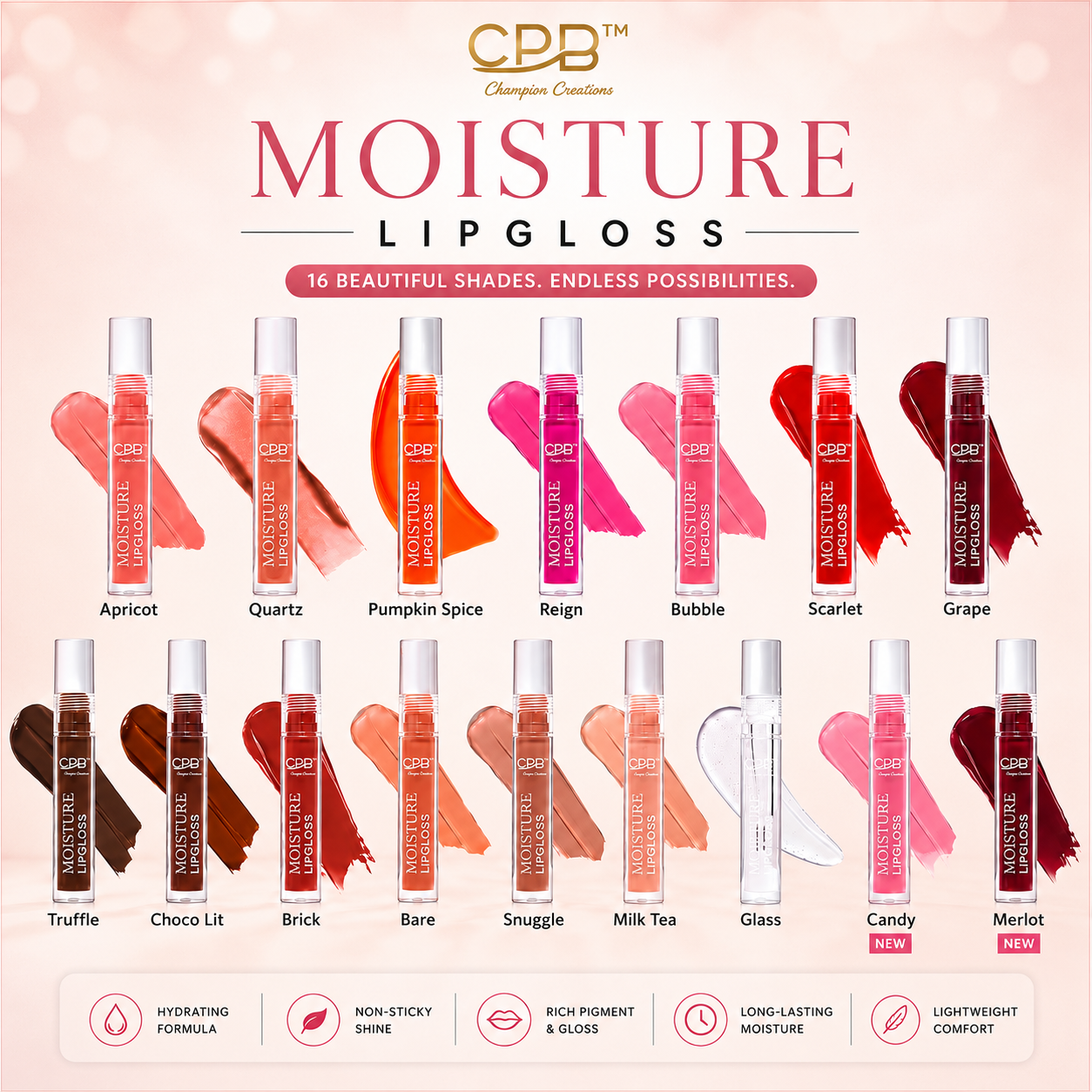 4C0214B8-A07E-4895-8BCF-F2B8CB075016 Cpd Moisture Lipgloss - Image 1