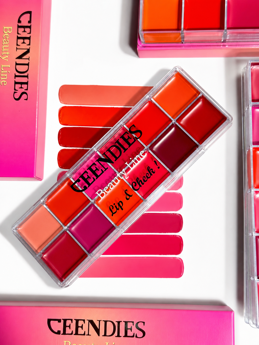 64FAD40F-E071-4C3E-BB34-22430434642A Ceendies beautyline lips & Cheek palette - Image 1