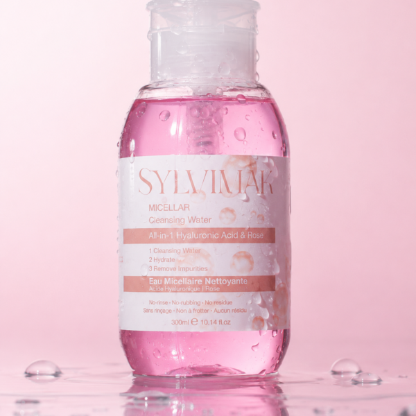 SYLVIMAK All-in-1 Hyaluronic Acid & Rose Micellar Cleansing Water (300ml)