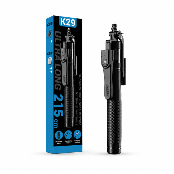 k29 ultra long 215cm selfie stick tripod