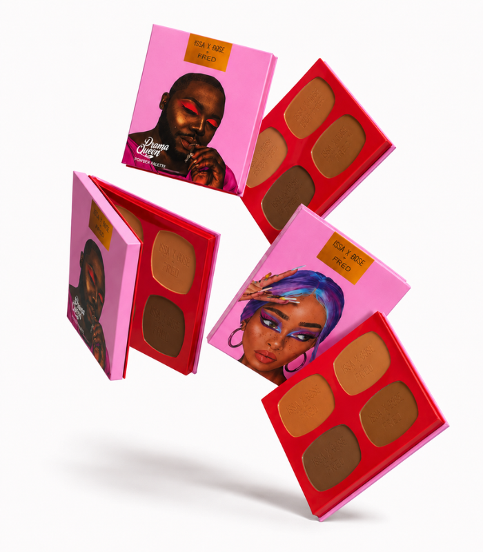 9 Issa & dose x fred drama queen powder palette - Image 1