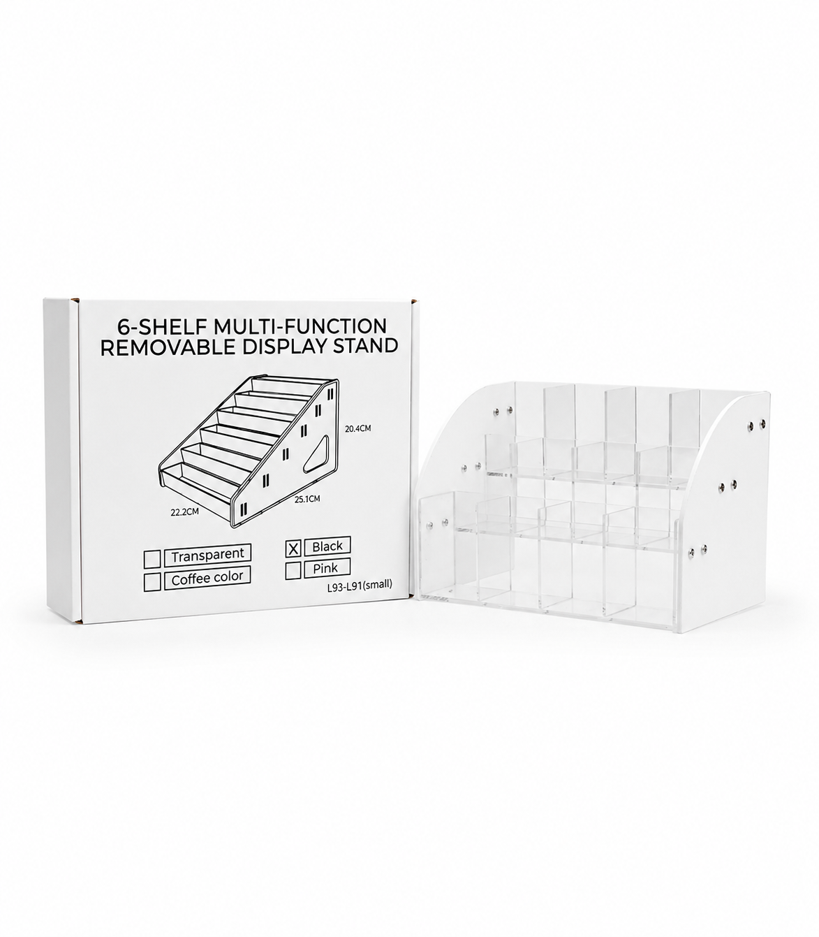 ChatGPT Image Jul 1, 2026, 11_26_20 AM 6 shelf multi function removable display stand - Image 1