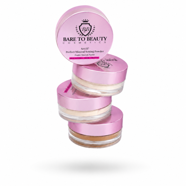 Bare to beauty cosmetics sett it mineral setting powder