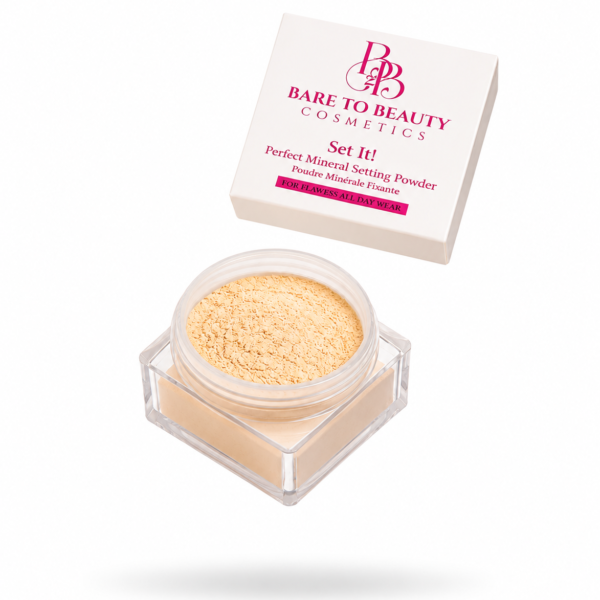 Bare to beauty cosmetics sett it mineral setting powder