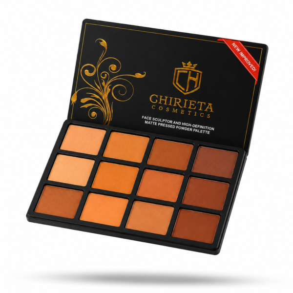 Chirieta makeup sculptor and high definition matte pressed powder palette