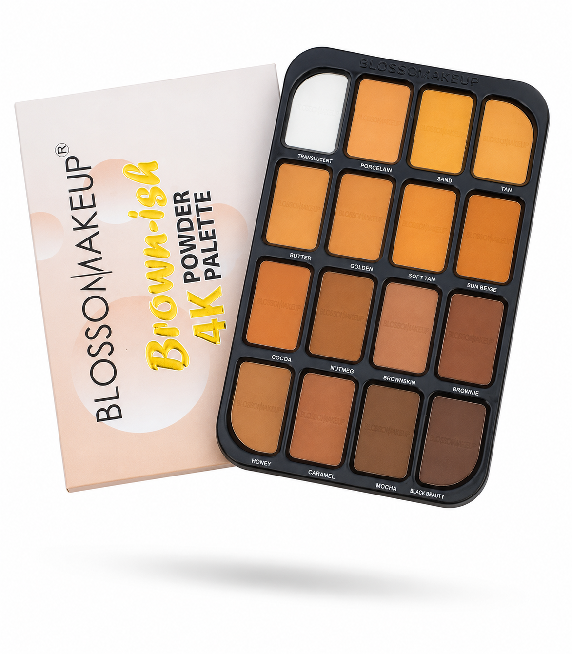 ChatGPT Image Jul 15, 2026, 04_12_24 PM Blossommakeup brown-ish 4k powder palette - Image 1