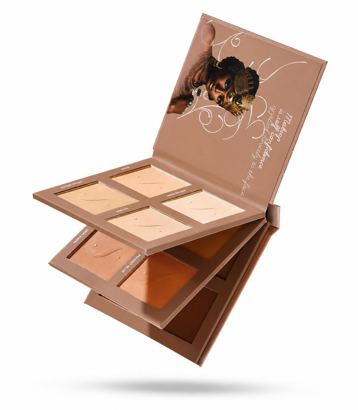 ChatGPT Image Jul 15, 2026, 05_06_25 PM Sylvimak shade of chocolate 12-in-1 powder palette - Image 1
