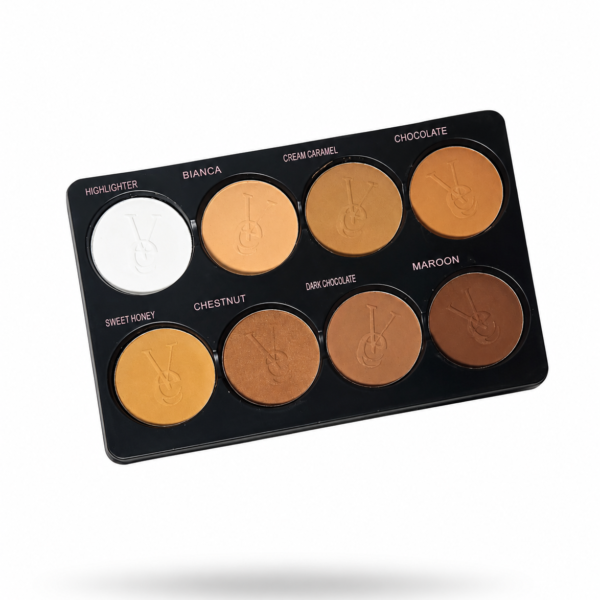 Vee beauty 8th anniversary 8 in 1 powder palette