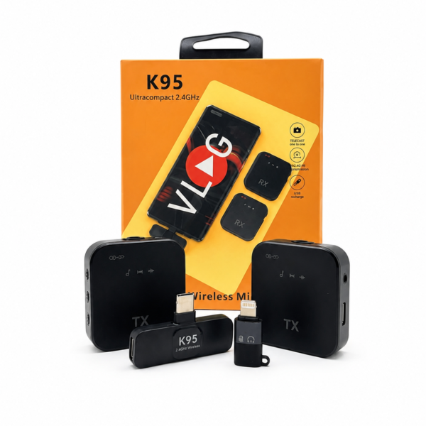 k95 ultra 2.4 ghz compact wireless microphone