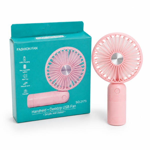 Fashion fan handheld desktop USB fan